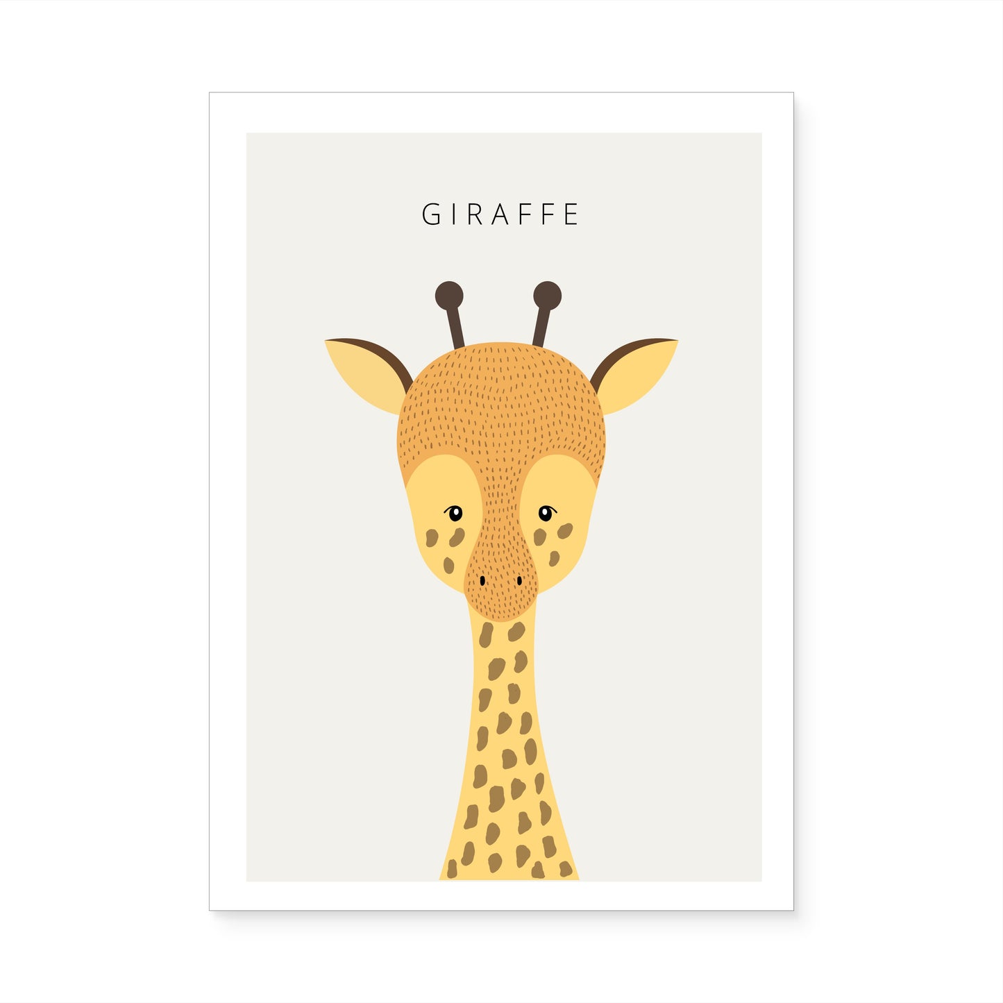 Dreamy Giraffe Canvas Painting