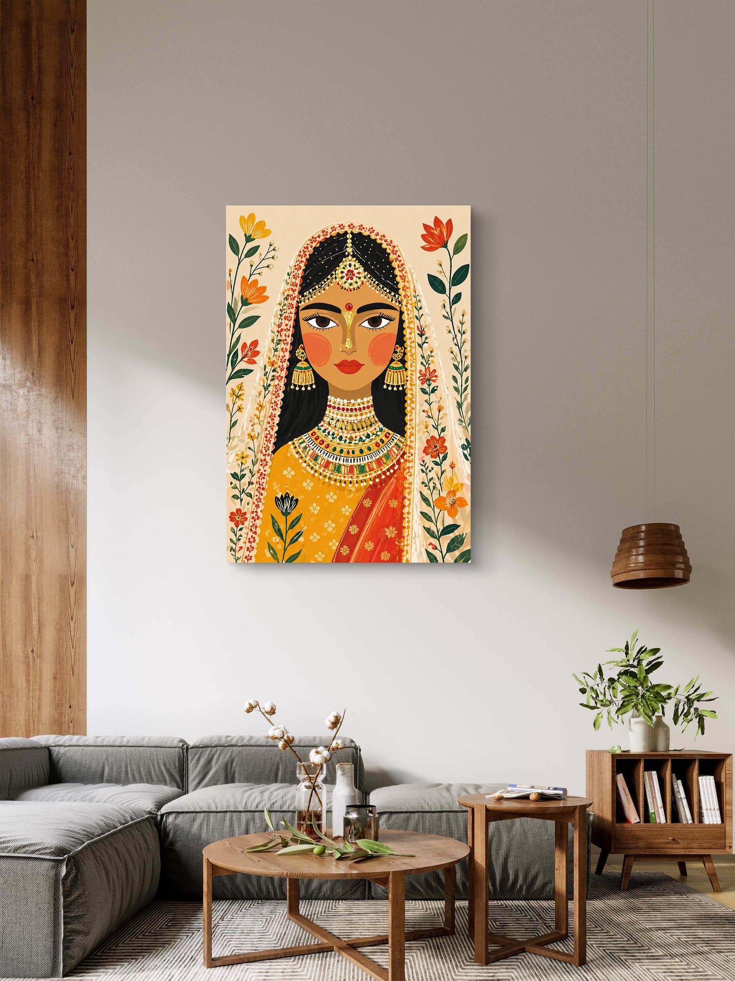 Desert Bride Canvas Painting