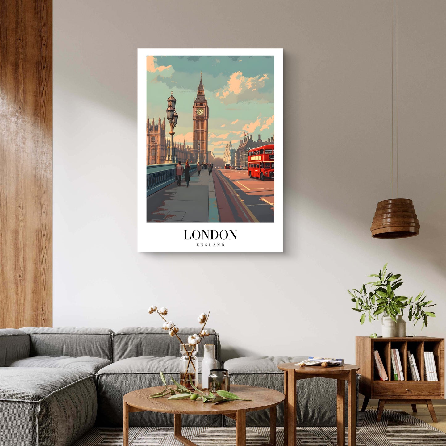 London Fog Canvas Painting
