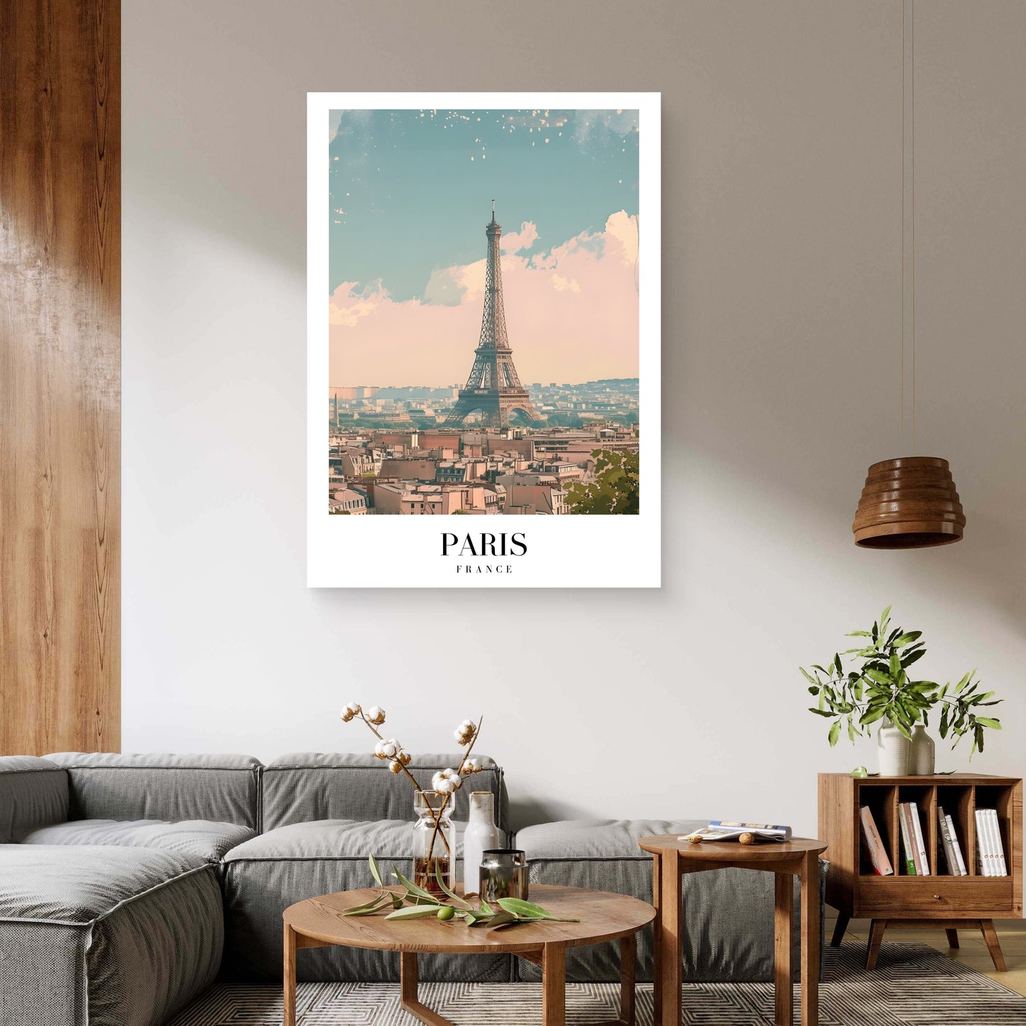 Paris Dawn Canvas Painting