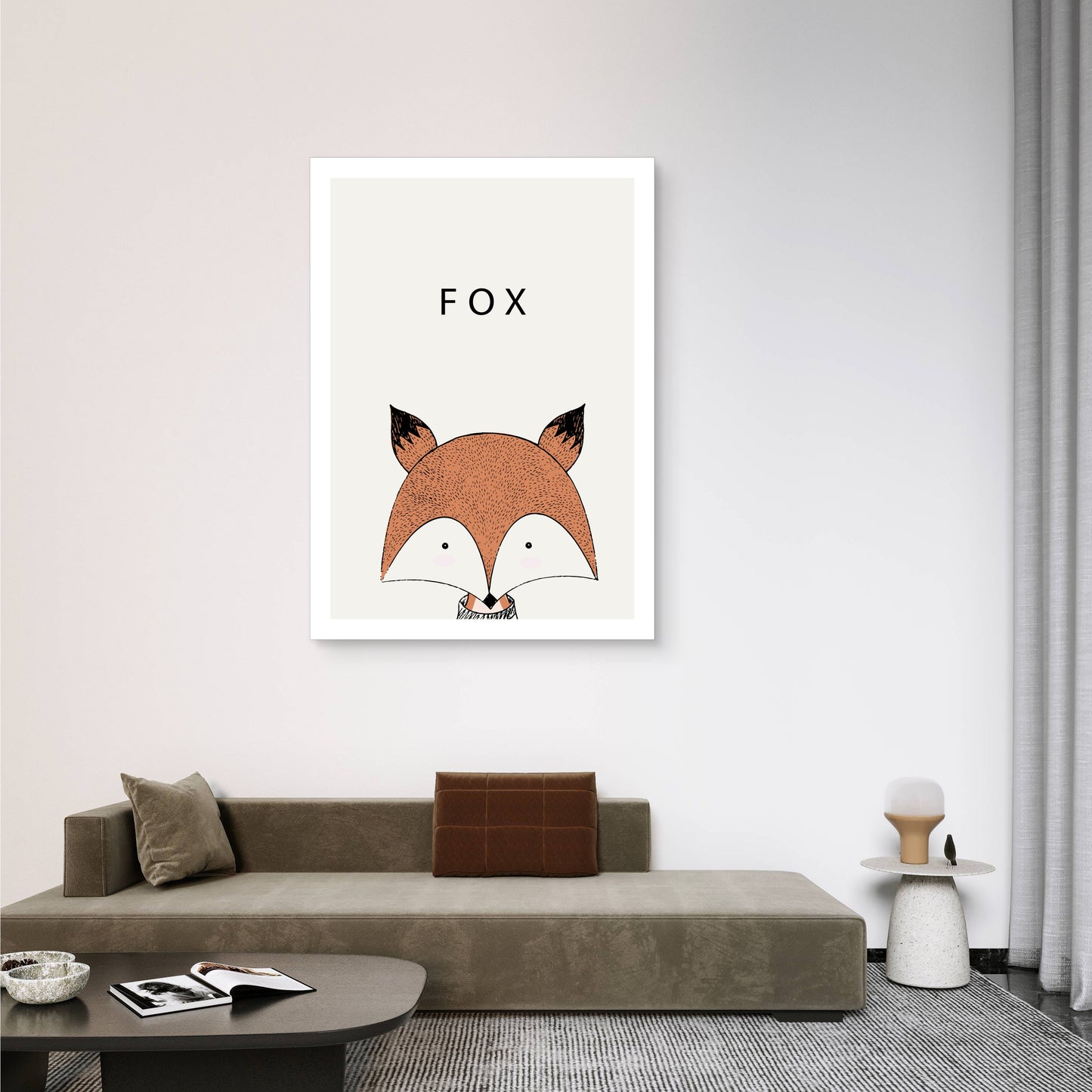 Little Fox Canvas Painting