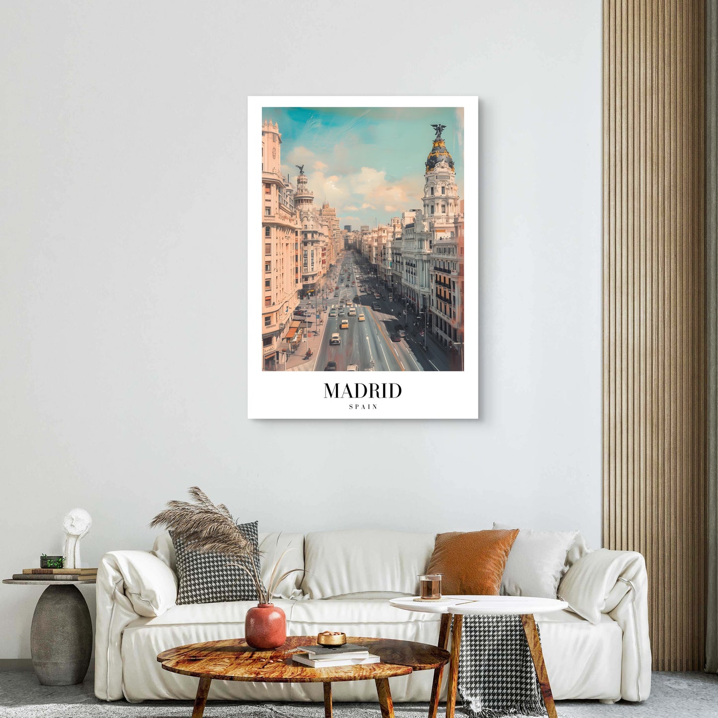 Madrid Morning Canvas Painting