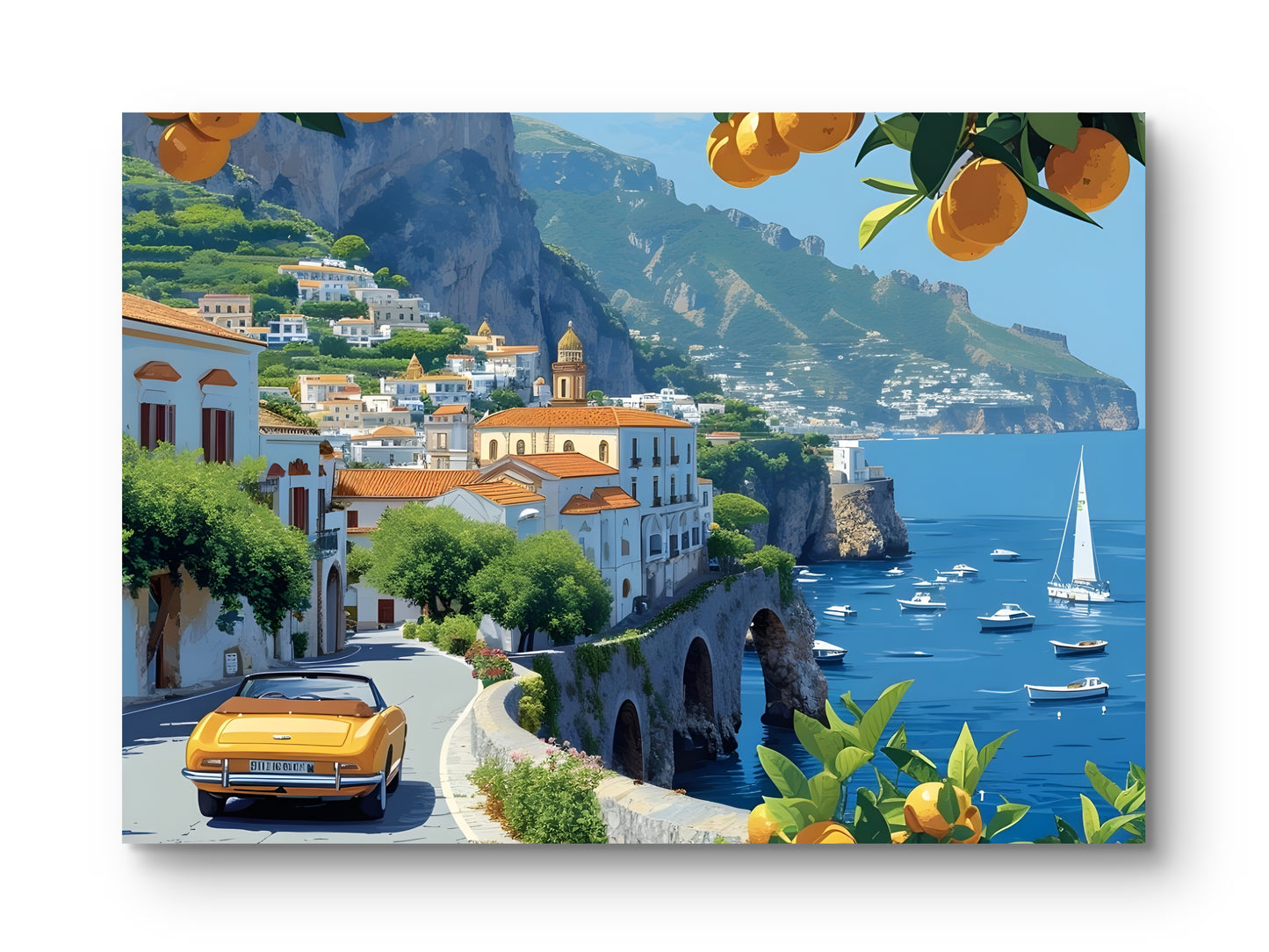 Color Dots Canvas Painting