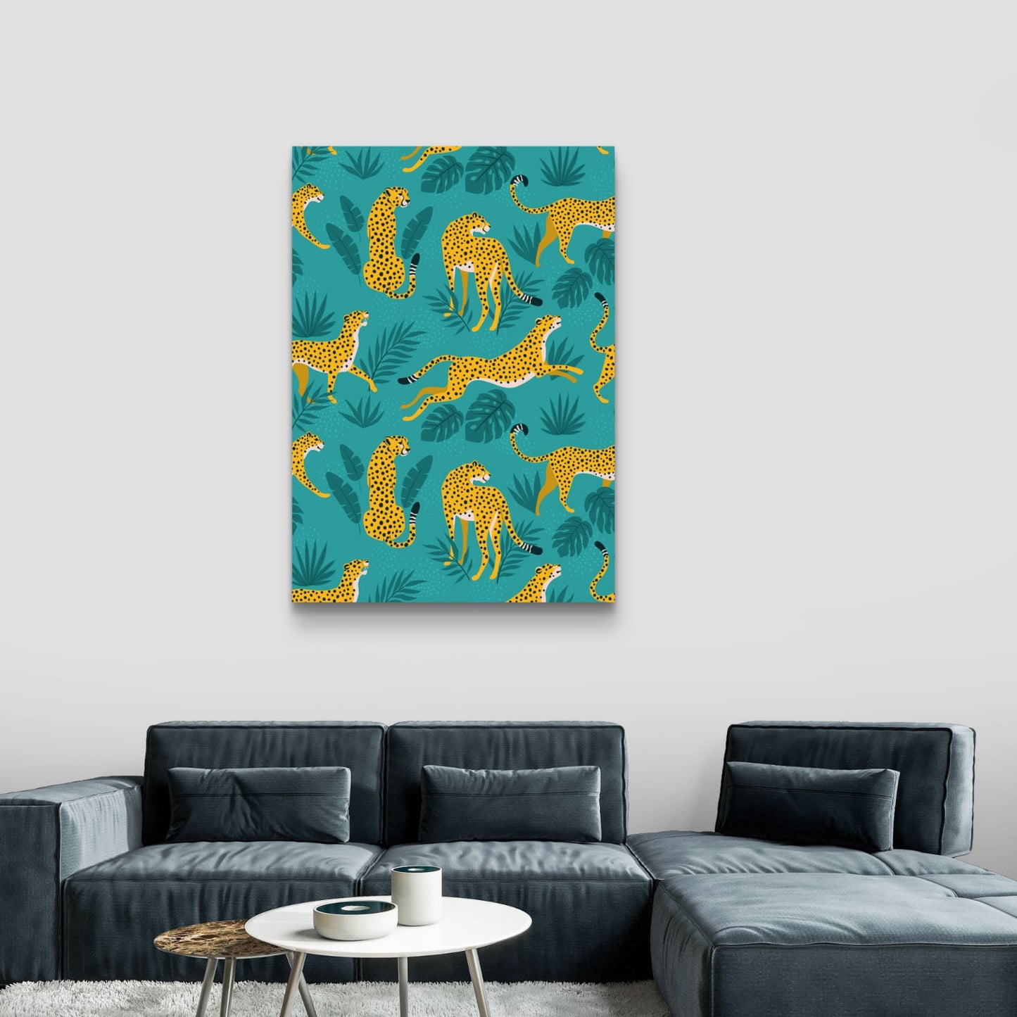 Ocean Whales Canvas Painting