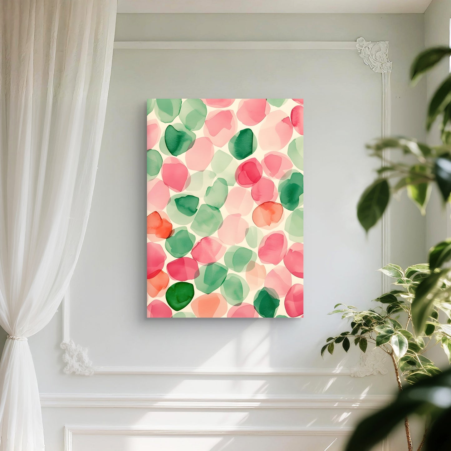 Candy Bloom Canvas Painting