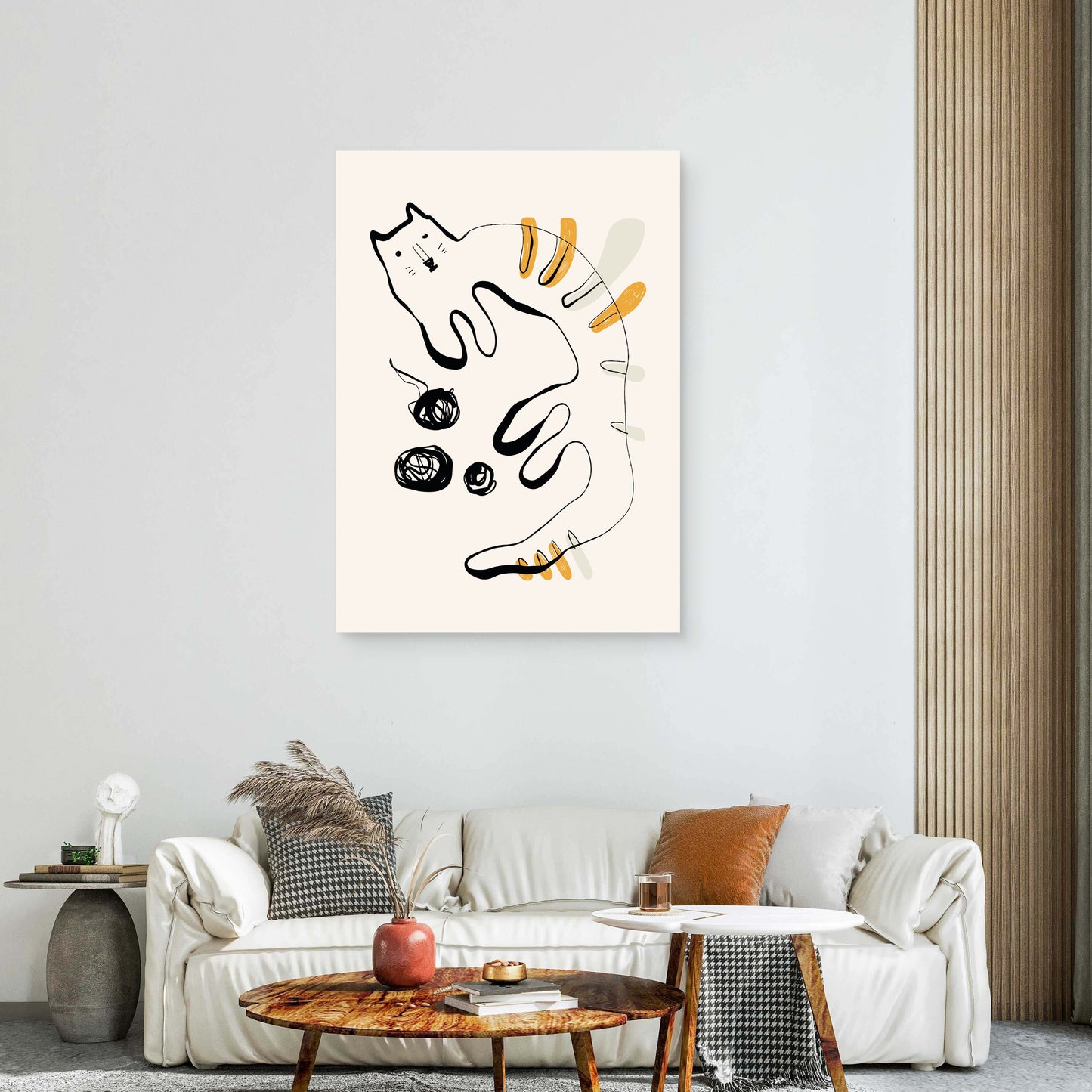 Dino Doodle Canvas Painting
