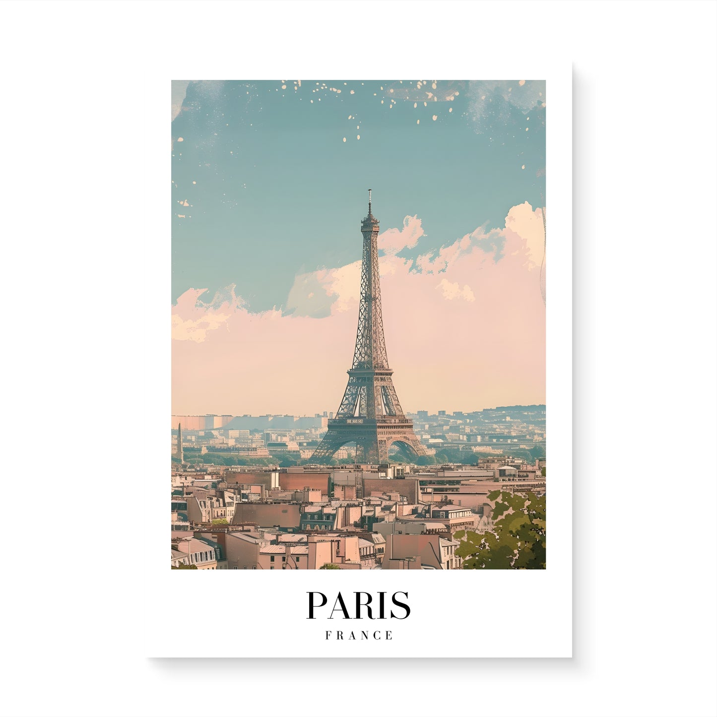Paris Dawn Canvas Painting