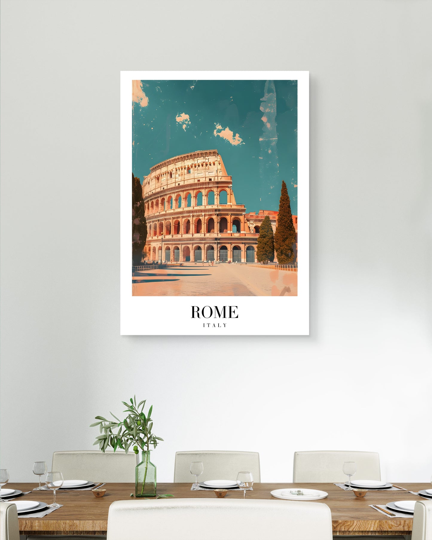Roman Glow Canvas Painting