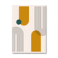 Golden Forms Canvas Painting