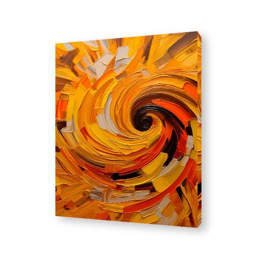 Electric Sunset Canvas Painting