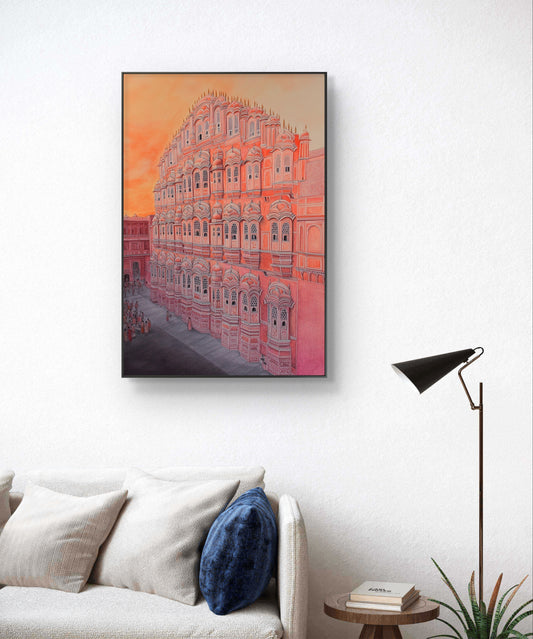 Hawa Mahal [Jaipur] Canvas Painting