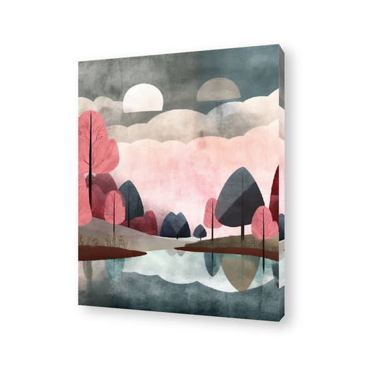 Lost in the trees Canvas Painting