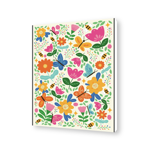 Floral Garden Canvas Painting