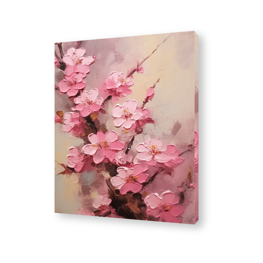 Pink Cherryblossoms Canvas Painting