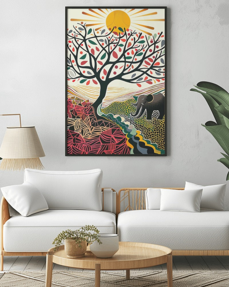 Gond Heritage 003 Canvas Painting