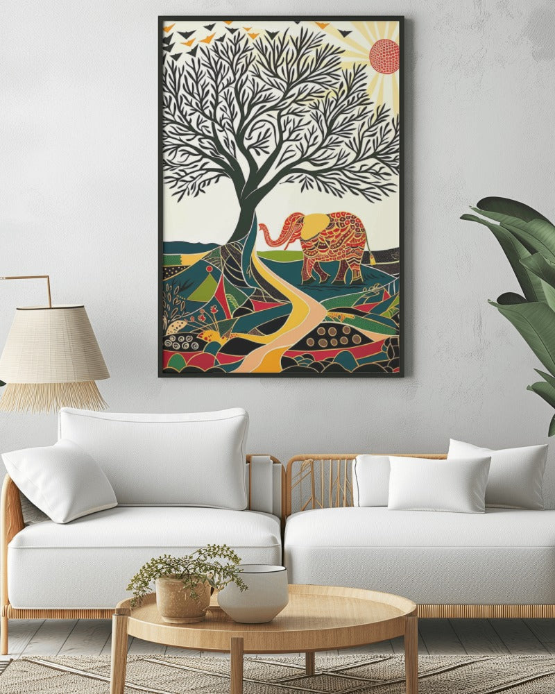 Gond Heritage 002 Canvas Painting