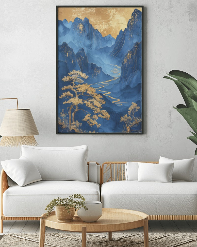 Turqoise Oasis 002 Canvas painting