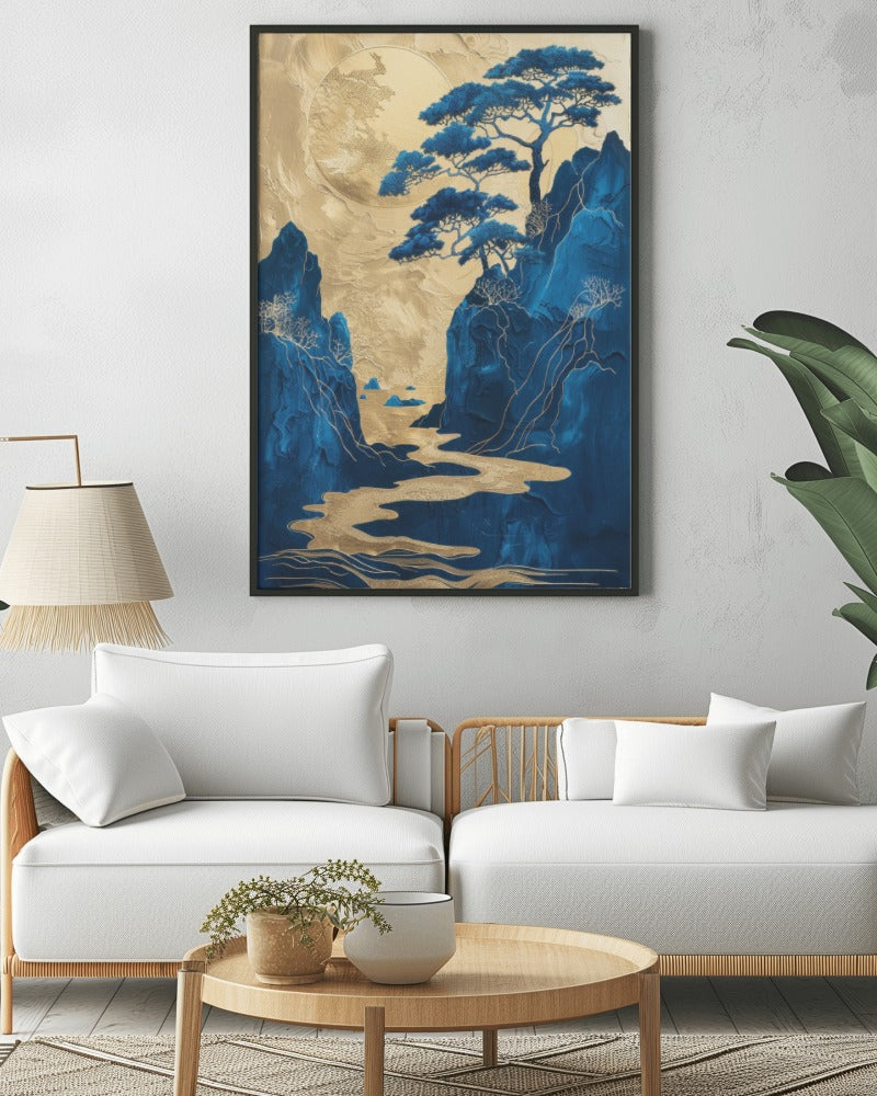 Turqoise Oasis 001 Canvas Painting