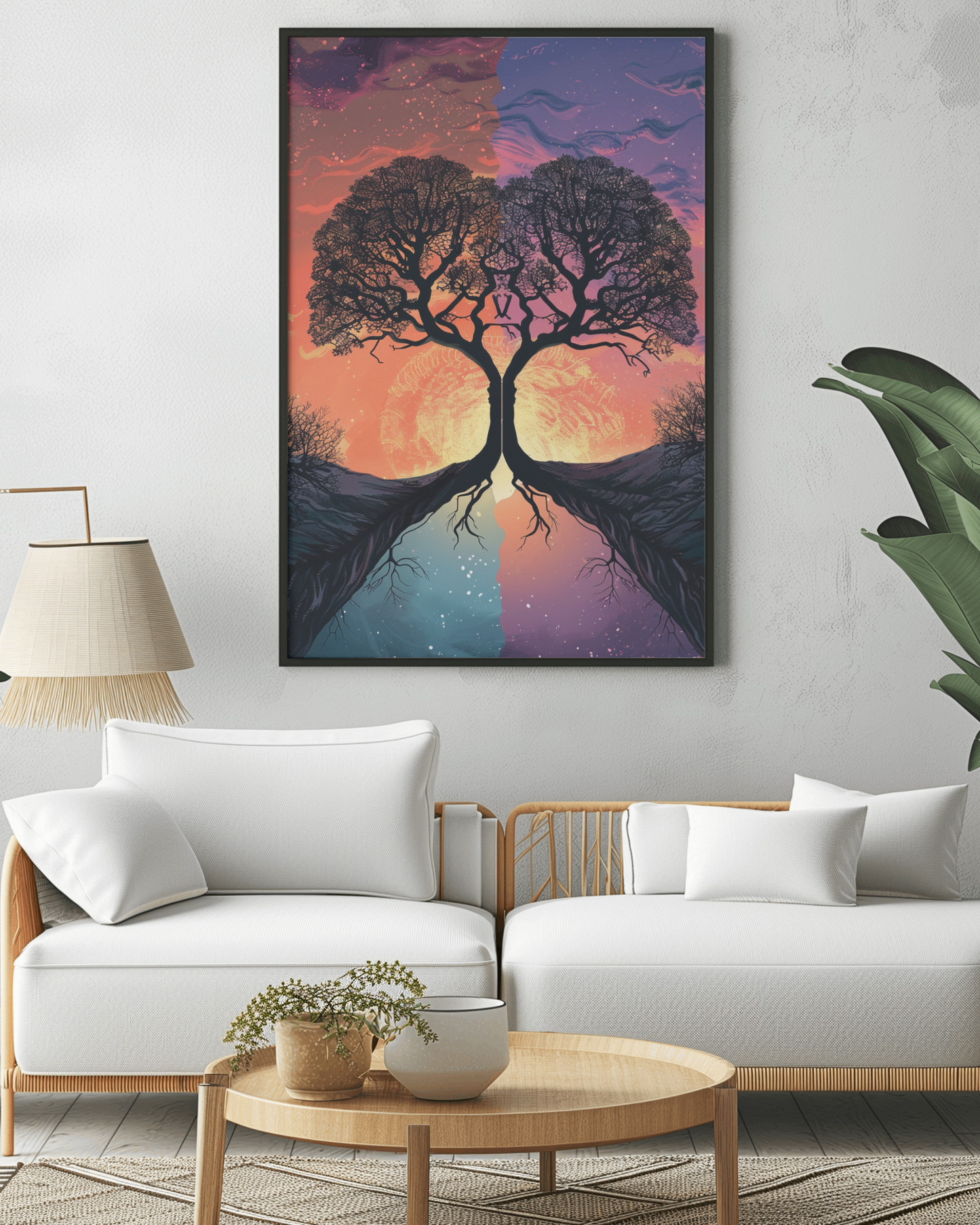 Dusk and Dawn Canvas Painting