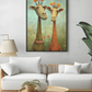 Fun Giraffes Canvas Painting