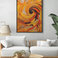 Electric Sun Canvas Painting