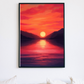 Dreamy Sunset painting captures a serene and vibrant sunset scene with rich, warm colors blending seamlessly. Perfect for adding a calming and picturesque touch to any room, creating a tranquil atmosphere—enhance your space today!