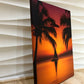 Calm of a Sunset Canvas Painting