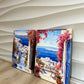 Spring in Santorini - 003 Canvas Painting