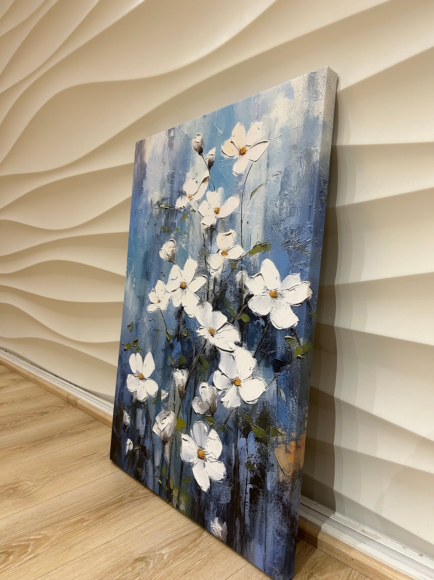 Vibrant Lilies Canvas Painting