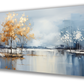 Serene Lake Canvas Painting