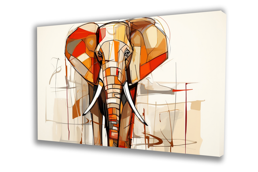 Mystic Elephant - 002 Canvas Painting