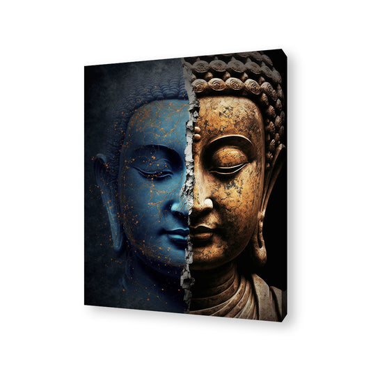 Lord Buddha - 002 Framed Canvas