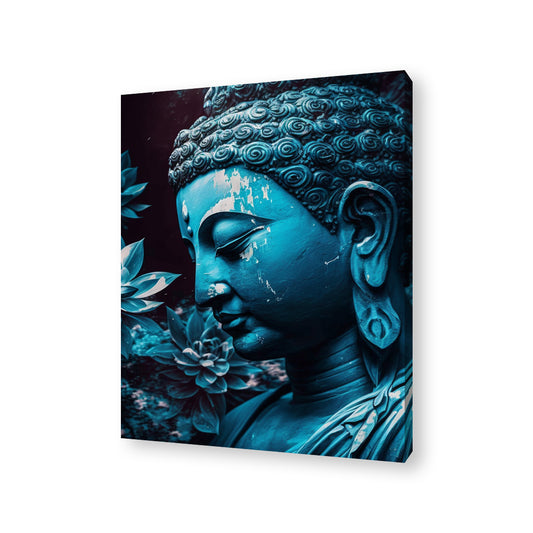 Lord Buddha - 004 Framed Canvas