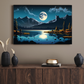 Blue Mountain canvas painting showcasing a serene blue mountain landscape. This tranquil artwork adds majestic beauty and sophistication to any room. Ideal for home decor, living rooms, offices, or bedrooms. Elevate your space with this stunning mountain art and enjoy a touch of calm elegance.