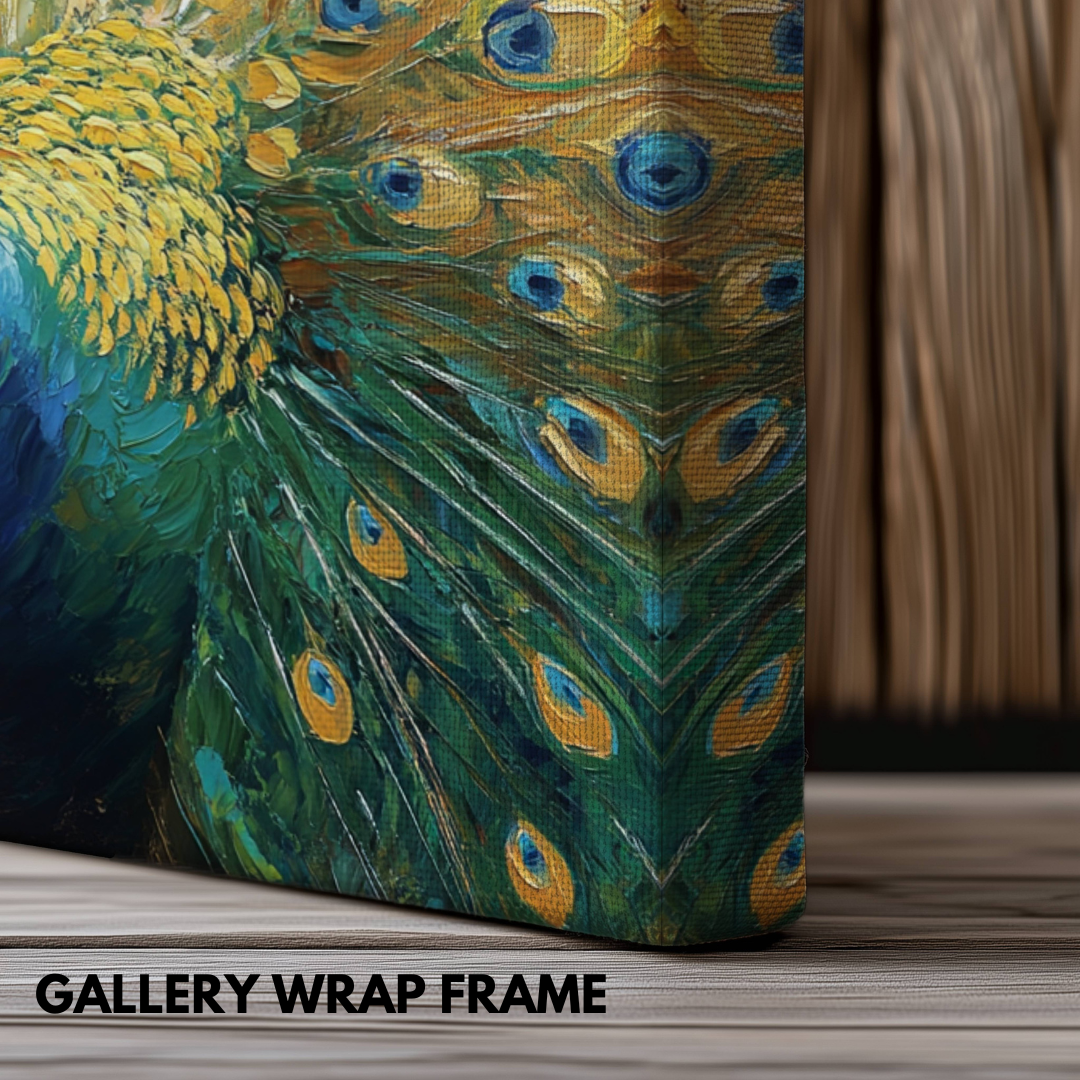 Majestic Peacock 011 Canvas Painting