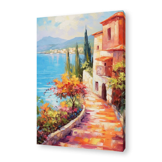 Mediterrainain Serenity Canvas Painting