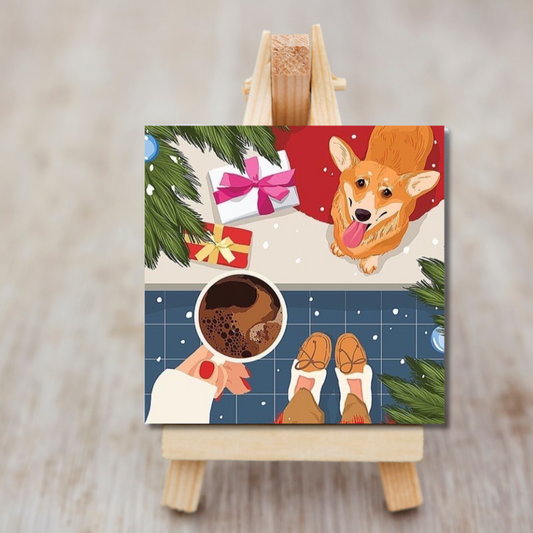 Merry Moment Mini Canvas Painting