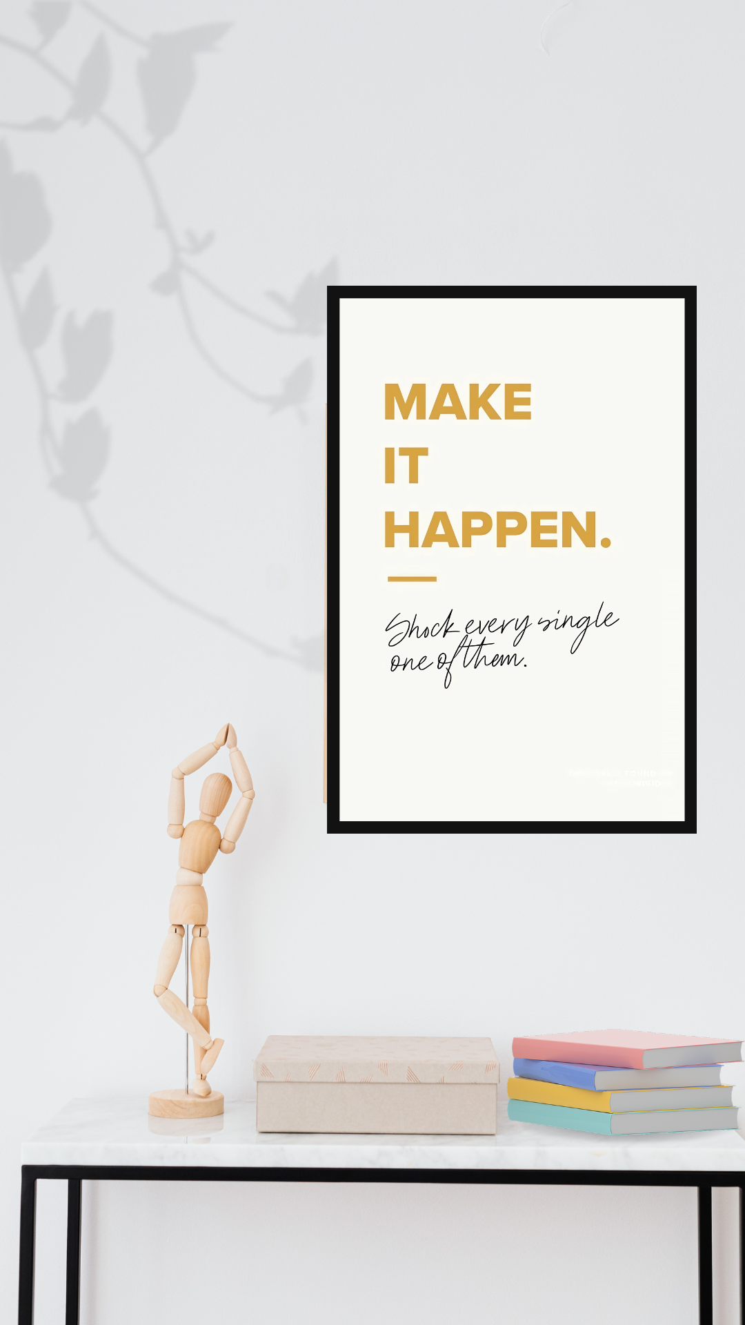 Make it Happen Canvas Painting