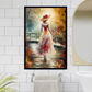 Stroll through Petals Canvas Painting