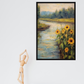 Sunflowers Oil Painting Framed Canvas