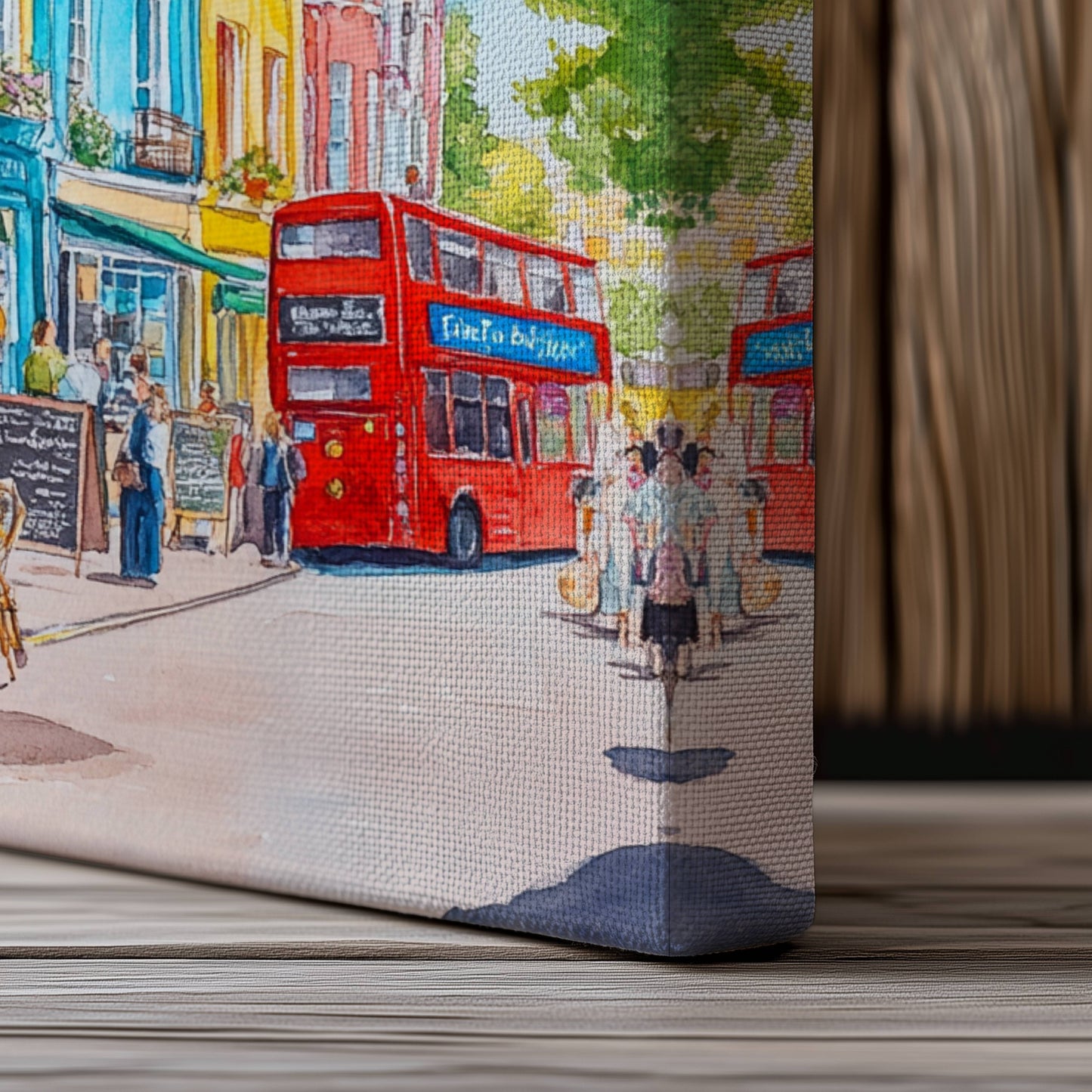 Notting Hill Scene Canvas Painting