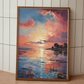 Whimsical Sunset Canvas Painting