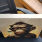 Hippy Monkey Framed Canvas Painting