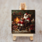 Santa's Cozy Reading Nook Canvas Frames