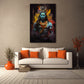 Invincible Lord Shiva Canvas Painting