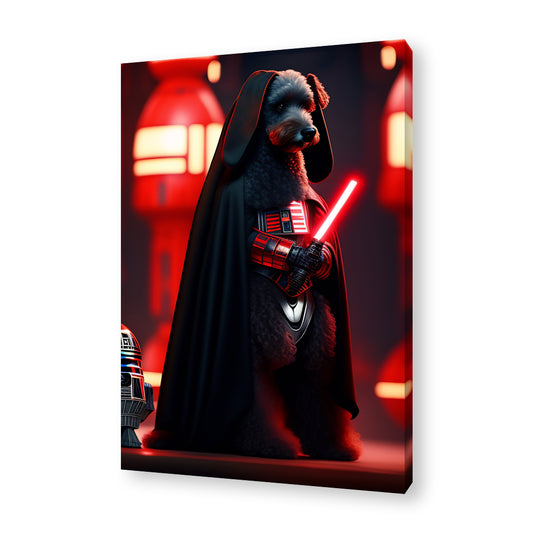 Star Wars Dog Canvas Painting