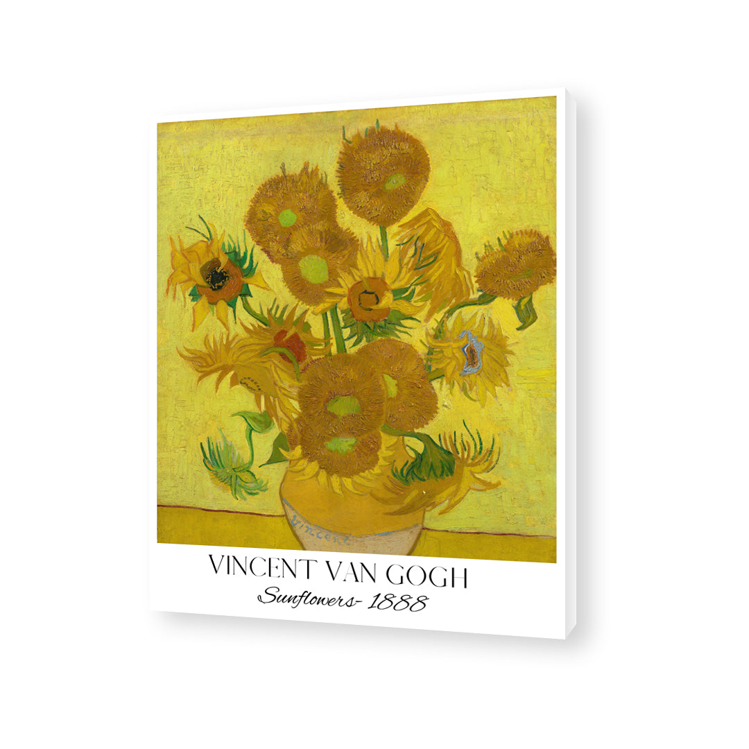 Buy Vincent Van Gogh Sunflowers Wall Art Canvas Painting
