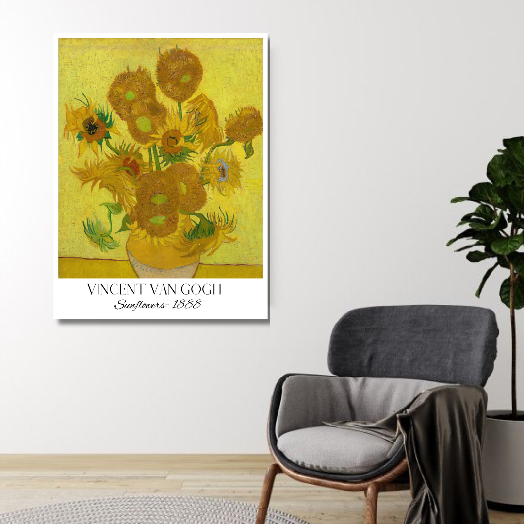 Vincent Van Gogh Sunflowers Canvas Art