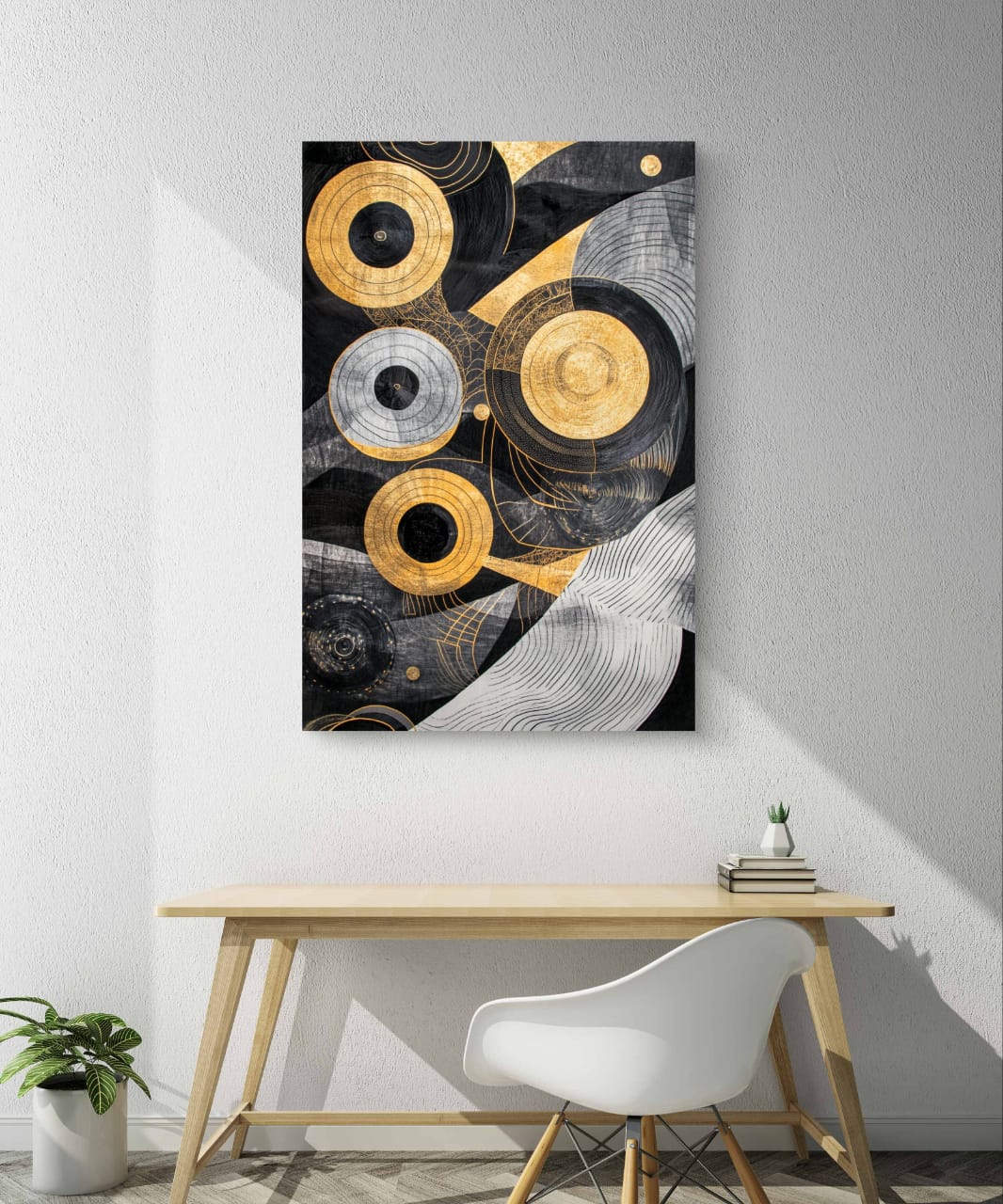 Time and Space 001 Canvas Painting