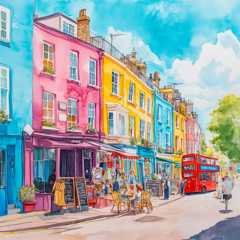 Notting Hills Scene Wallpaper